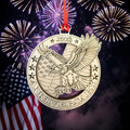 250 Anniversary United States Eagle Double Layer 2026 Ornament