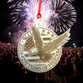 250 Anniversary United States Eagle Flag Single Layer 2026 Ornament