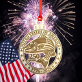 250 Anniversary United States Fish Single Layer 2026 Ornament