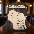 Wisconsin Supper Clubs Travel Guide Map