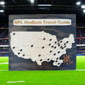 NFL Stadium Travel Guide Map