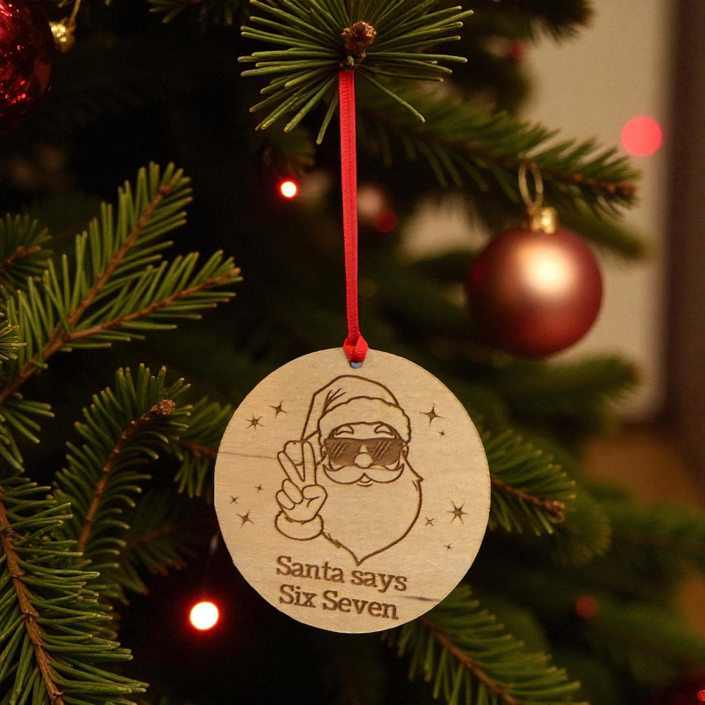Santa Says 67 Ornament