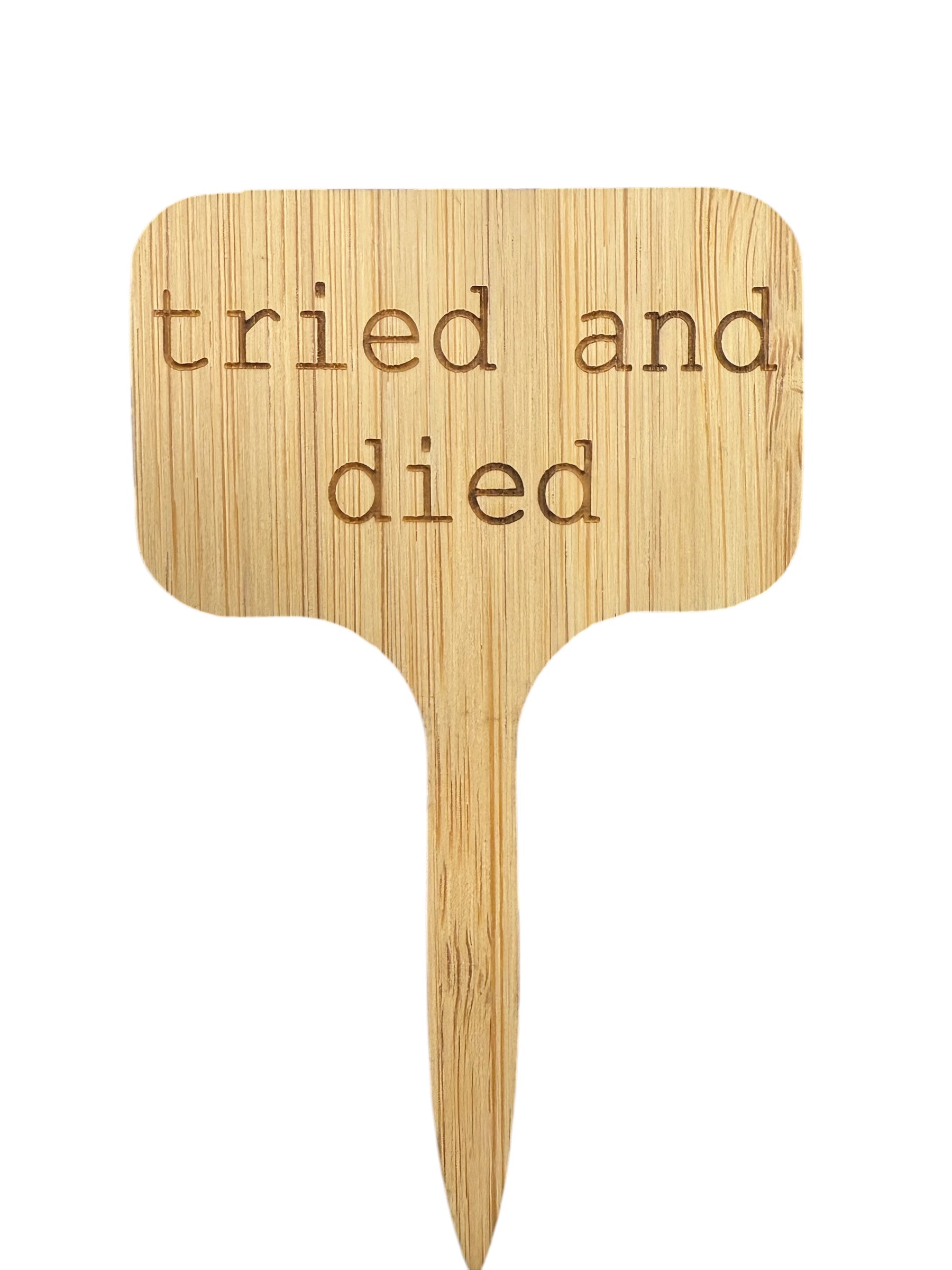 Tried and died