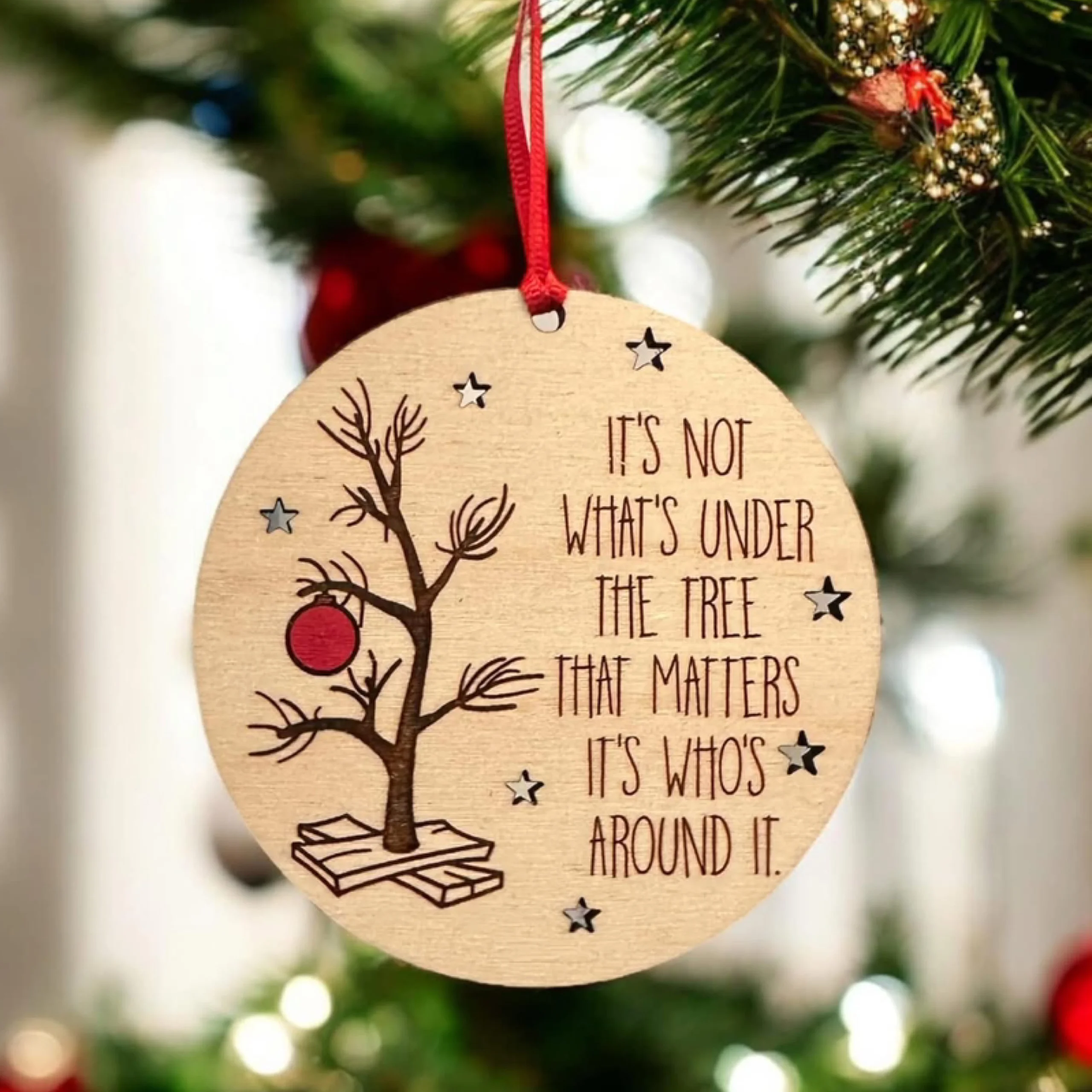 Charlie Brown “It’s Not What’s Under the Tree” Ornament