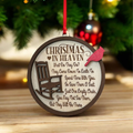 Christmas in Heaven Memorial Ornament