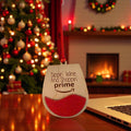 Sippin’ and Shoppin’ Prime Stemless Wine Glass Ornament