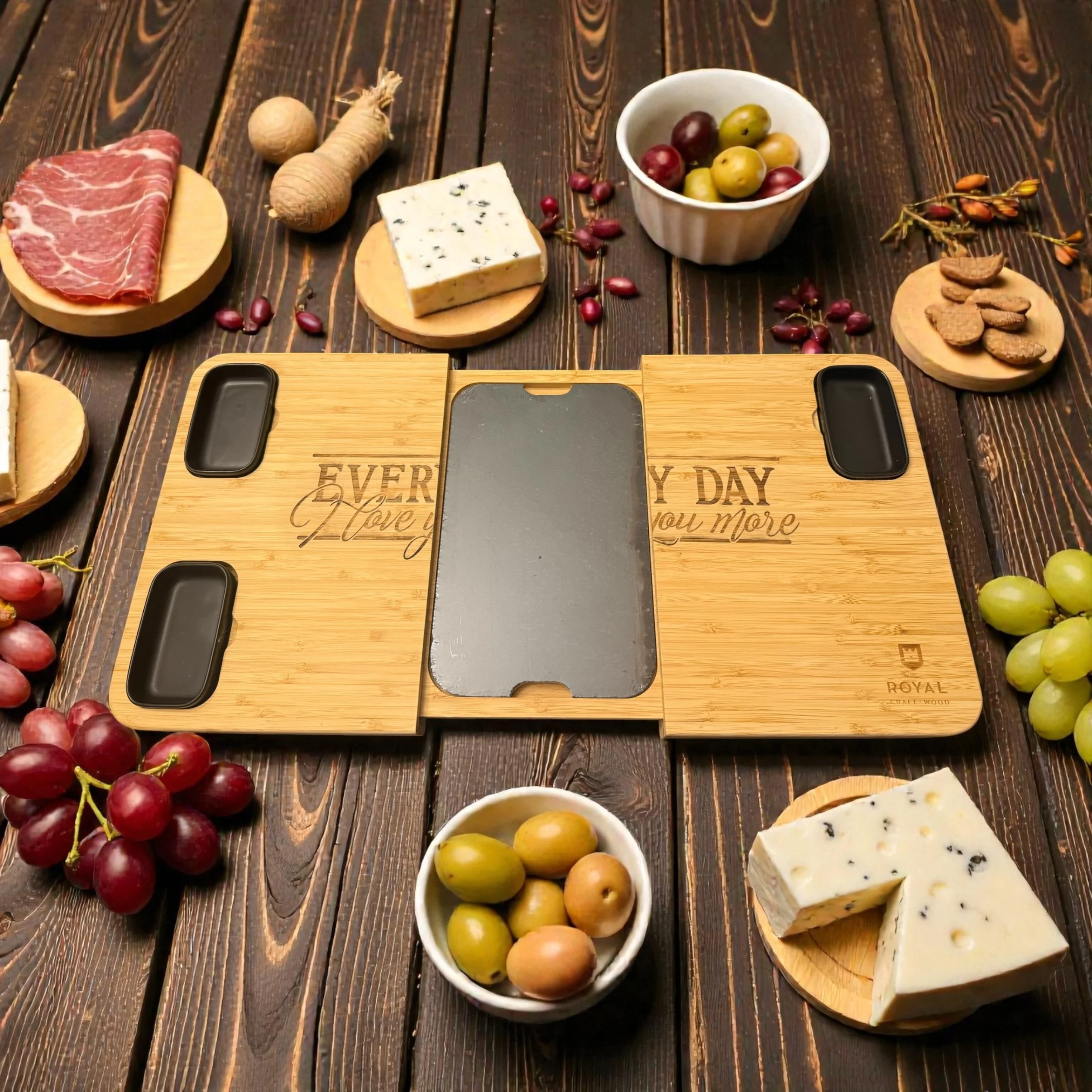 Everyday I Love You More  XL Charcuterie Board