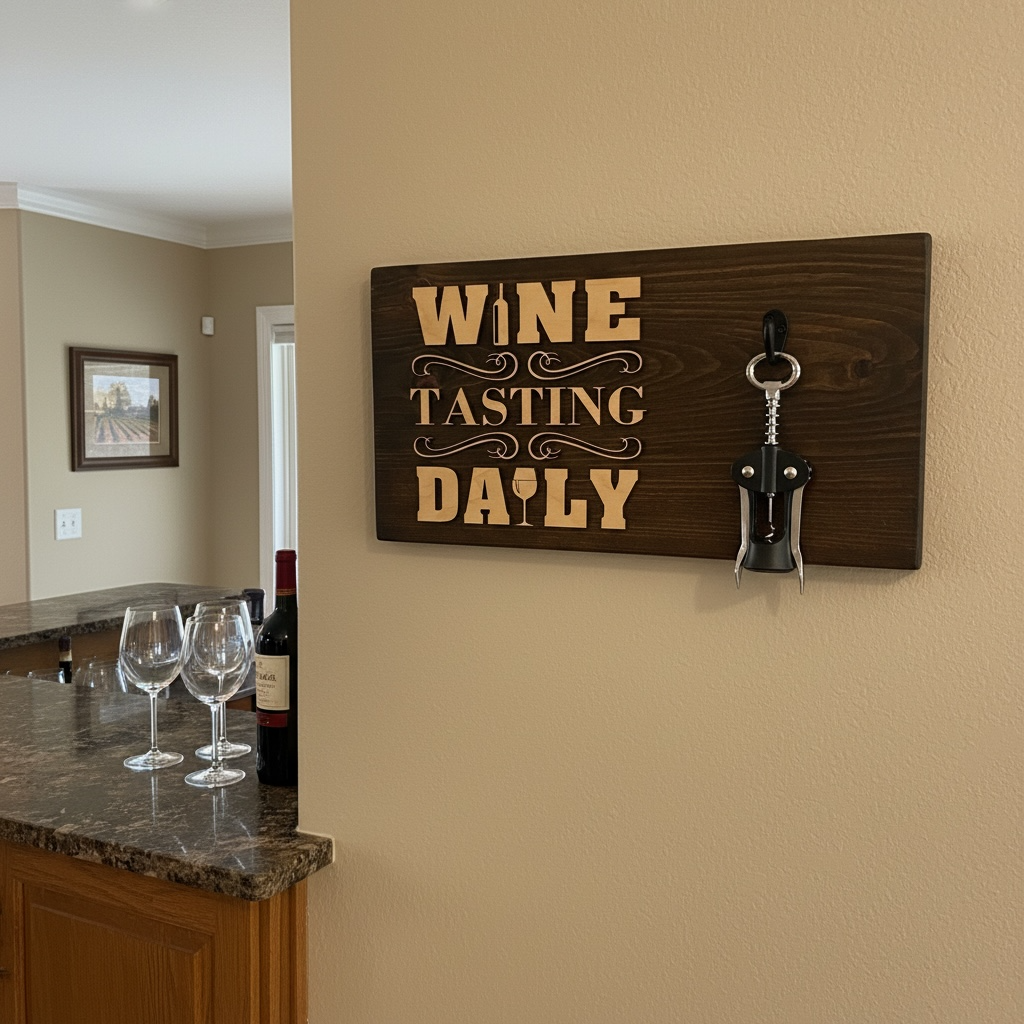 Wine Tasting Daily Single Bottle Opener