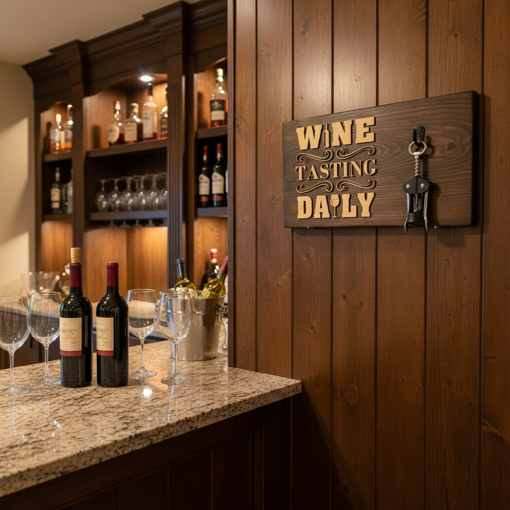 Wine Tasting Daily Single Bottle Opener