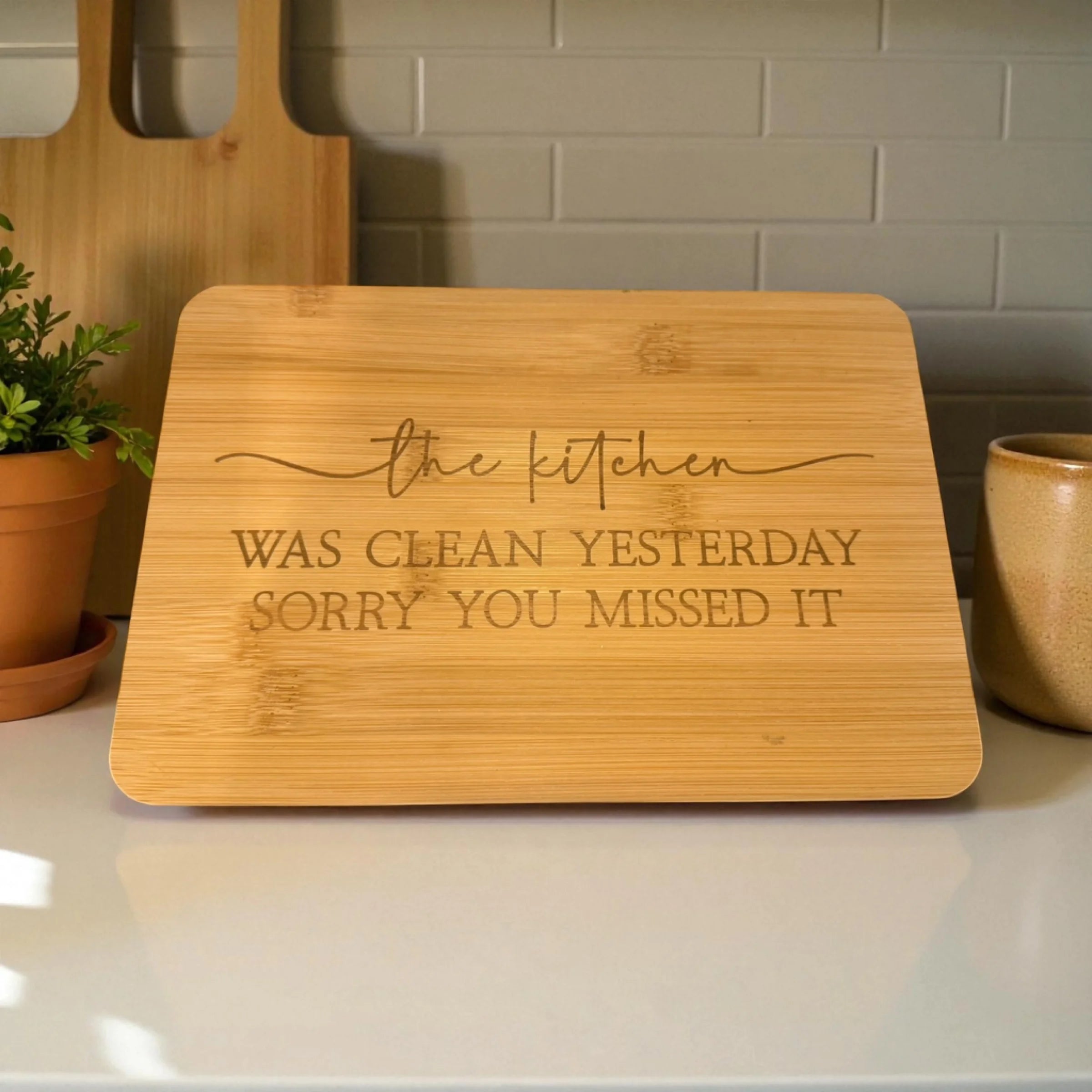The Kitchen Was Clean Yesterday Mini Charcuterie Board