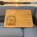 The Best Days Are Spent Fishing Mini Charcuterie Board