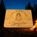 Life Is Better Around the Campfire Mini Charcuterie Board