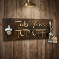 Take Your Top Off Dual Wall Mount Bottle Opener