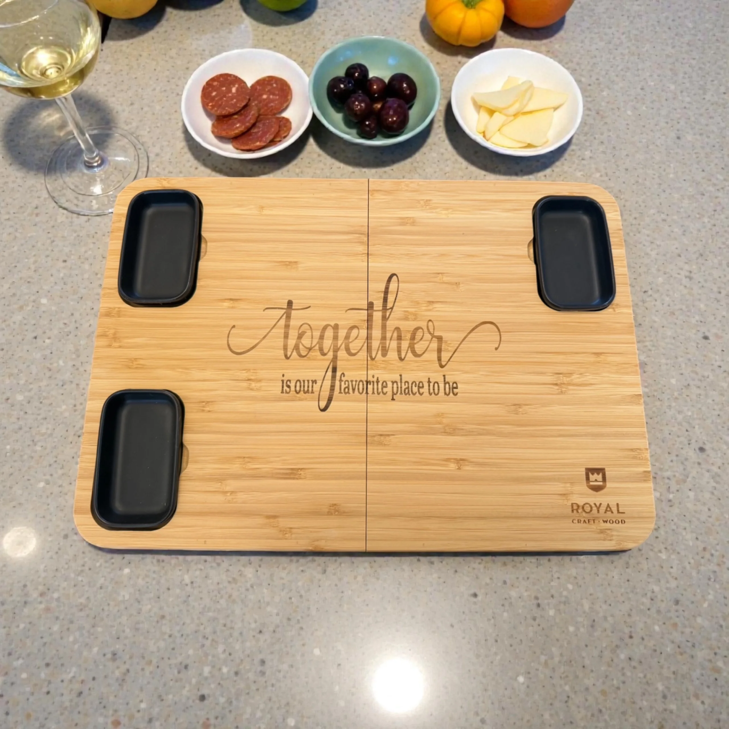 Together Is Our Favorite Place to Be  XL Charcuterie Board