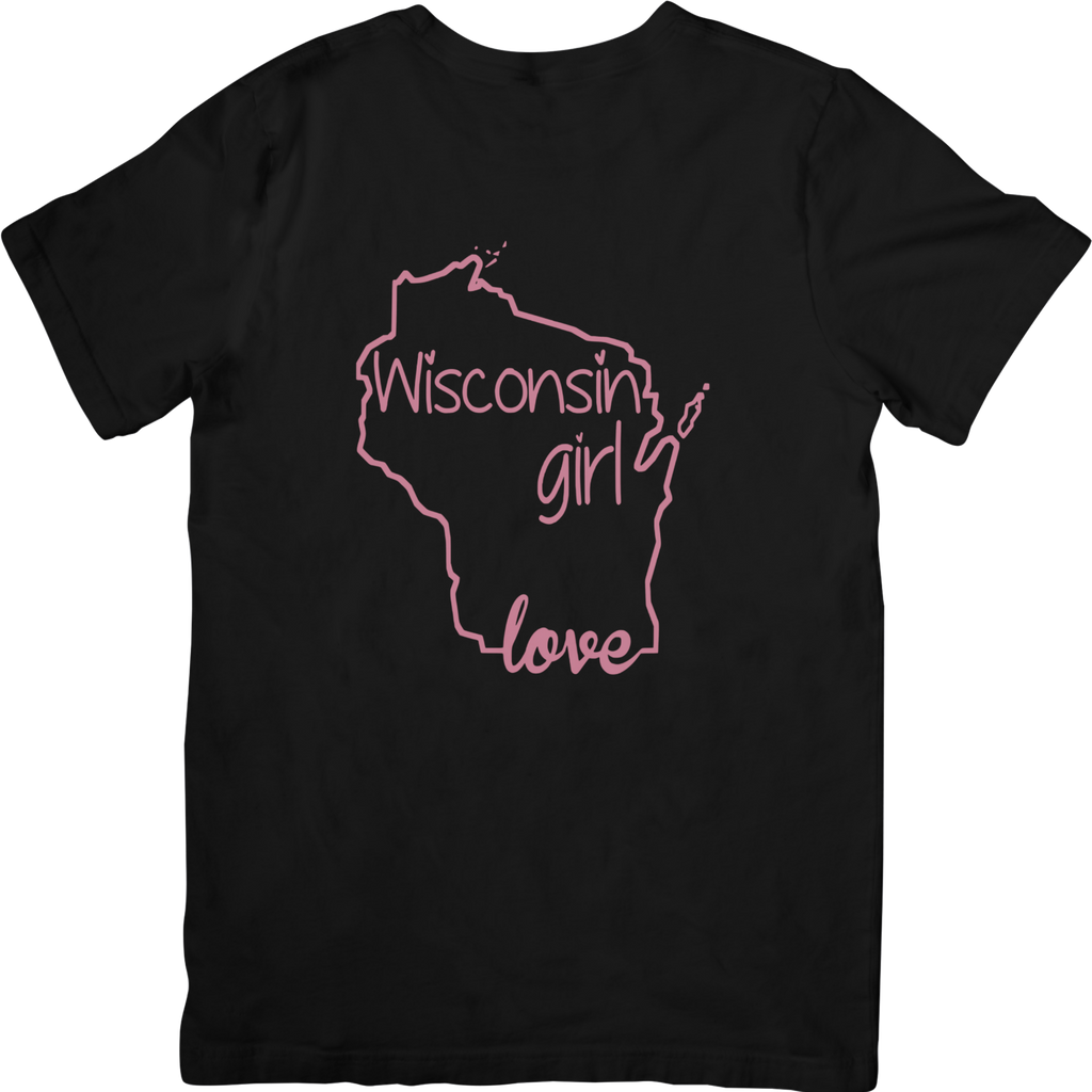 Wisconsin Girl Love Tshirt