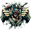 3D Clown Tshirt