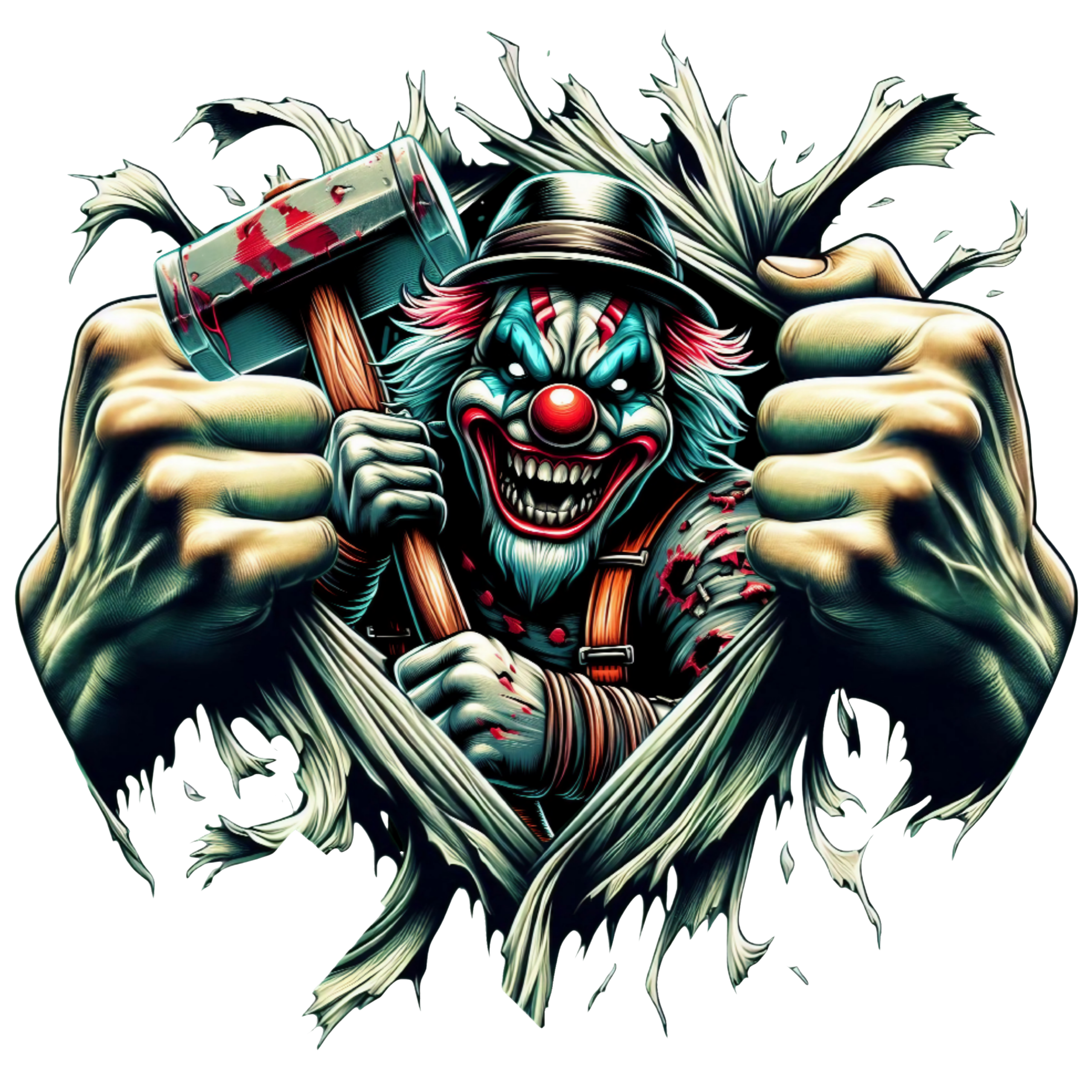 3D Clown Tshirt