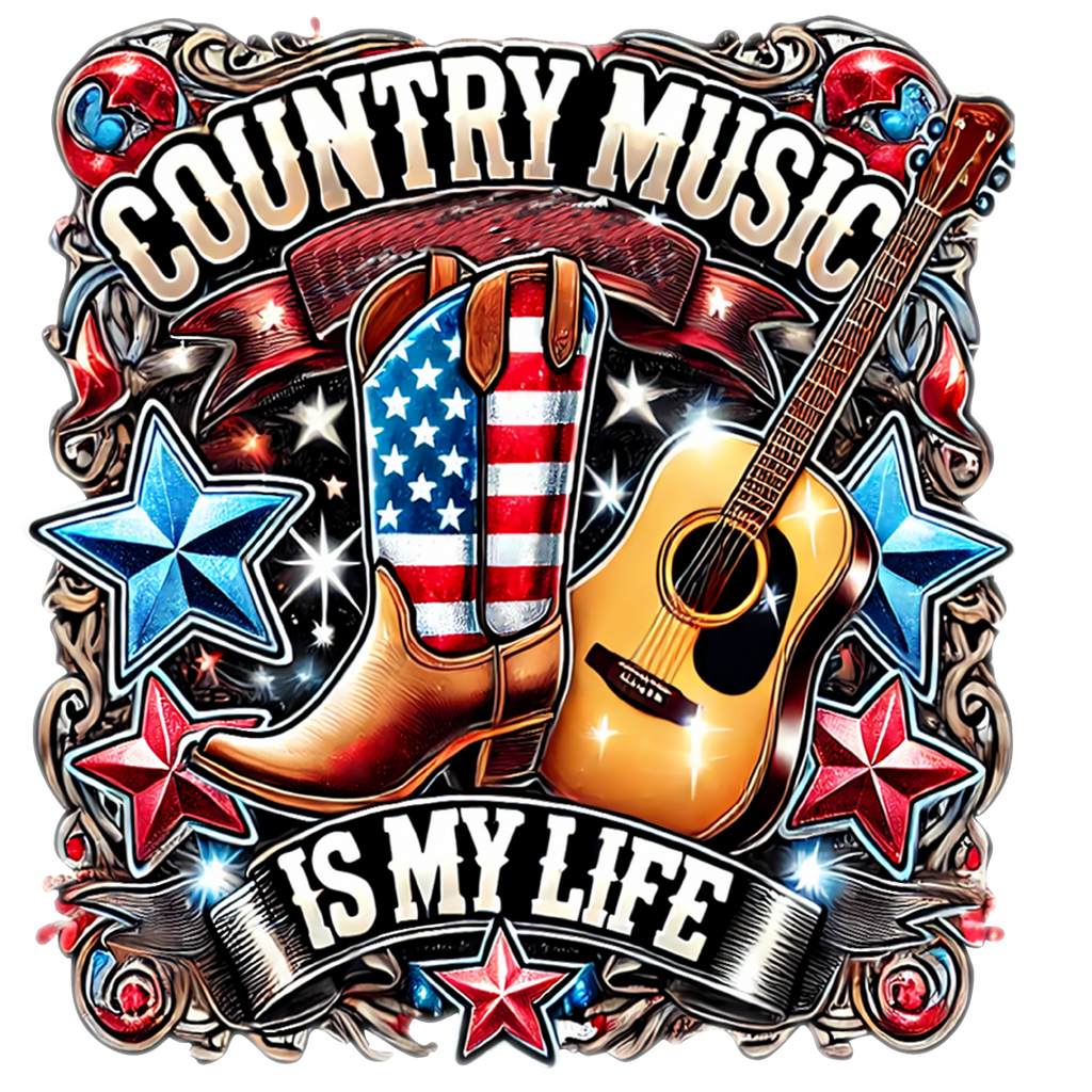 Country Music Is My Life Tshirt