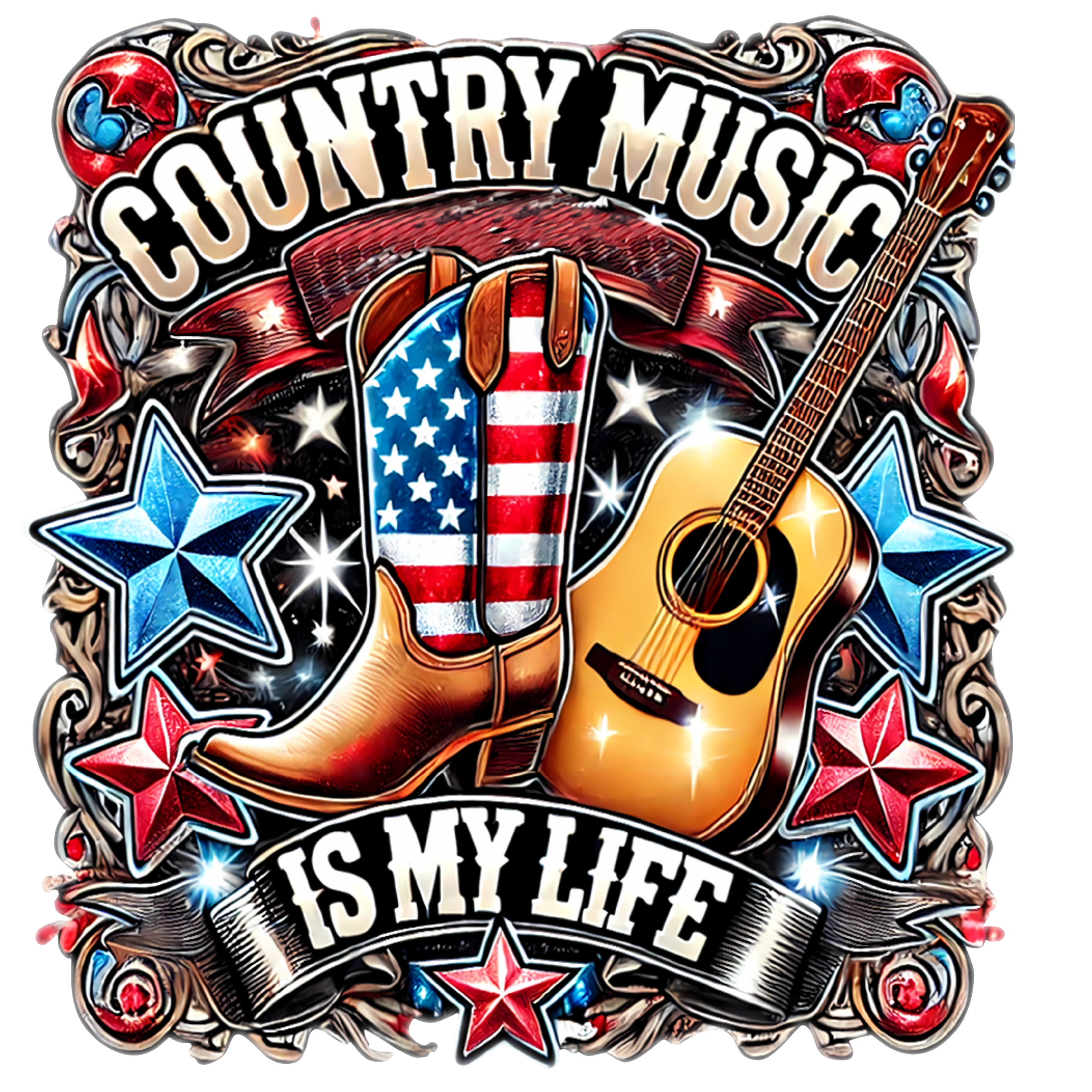 Country Music Is My Life Tshirt