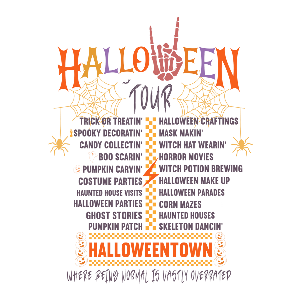 Halloween Tour - Double-Sided Tshirt!