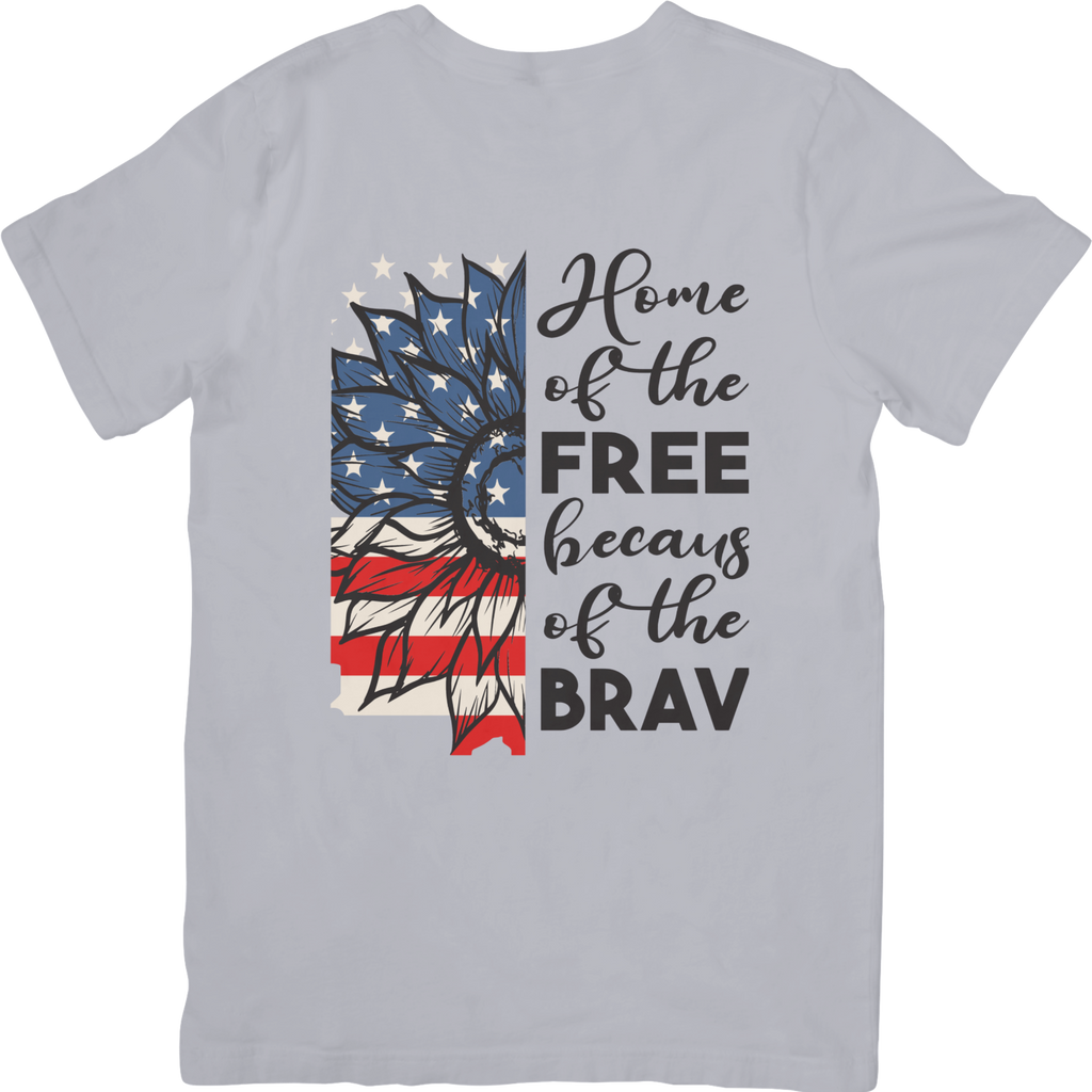 Home Of The Free Because Of The Brave Tshirt