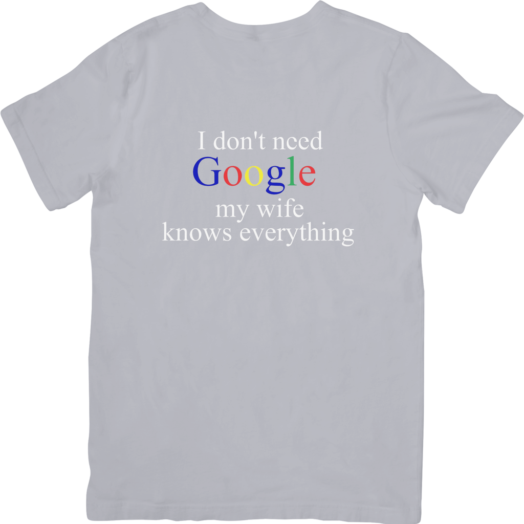 I Don't Need Google My Wife Knows Everything