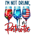 I'm Not Drunk, I'm Patriotic Tshirt
