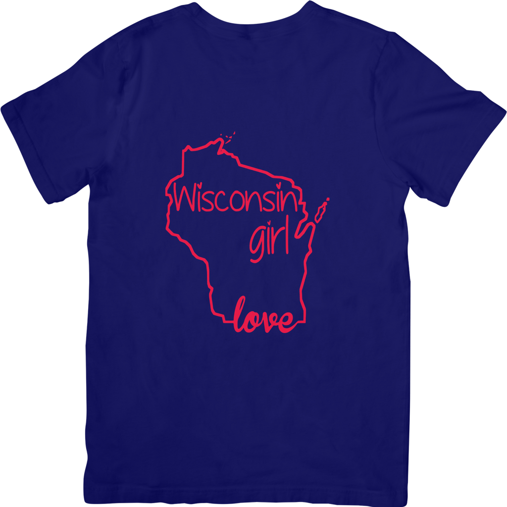 Wisconsin Girl Love Tshirt