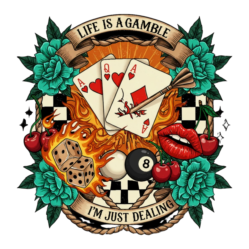Life Is A Gamble - I'm Just Dealing Tshirt