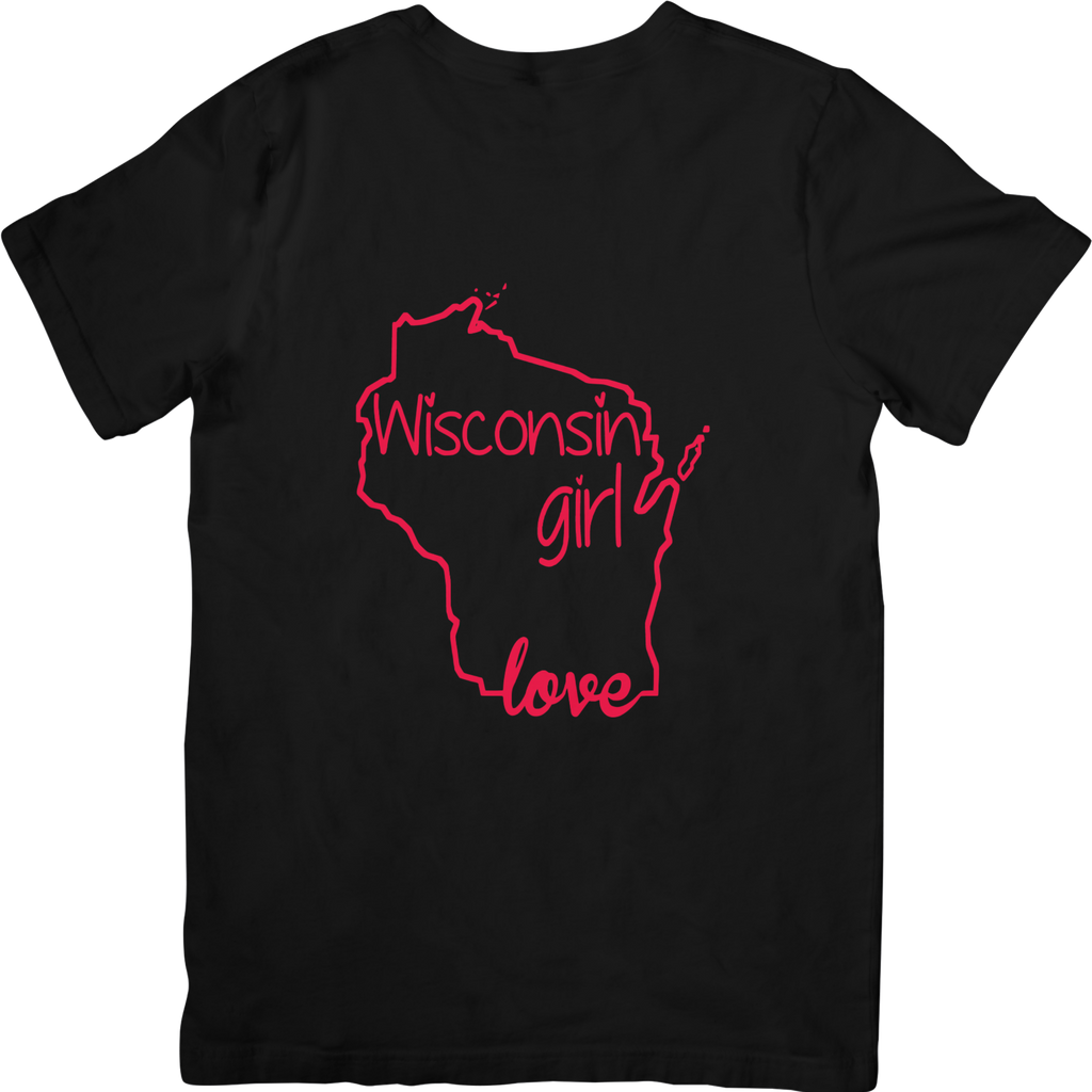 Wisconsin Girl Love Tshirt