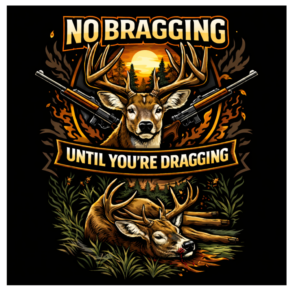 No Bragging Until You're Dragging Tshirt