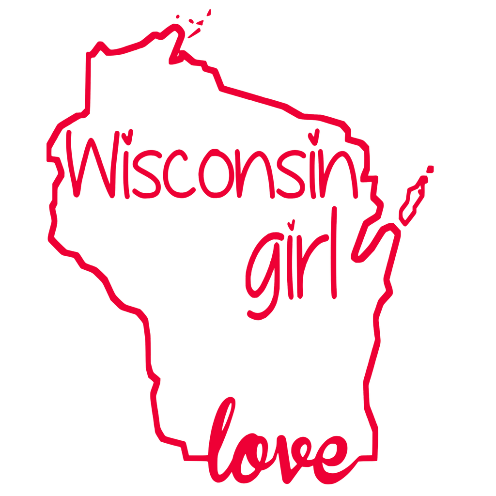 Wisconsin Girl Love Tshirt