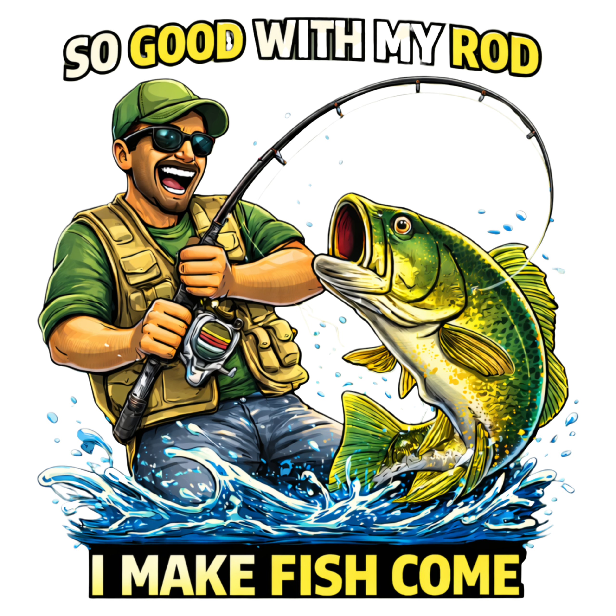 So Good With My Rod I Make Fish Come SuperSoft Sweatshirt