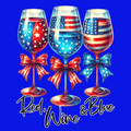 Red, Wine, & Blue Tshirt