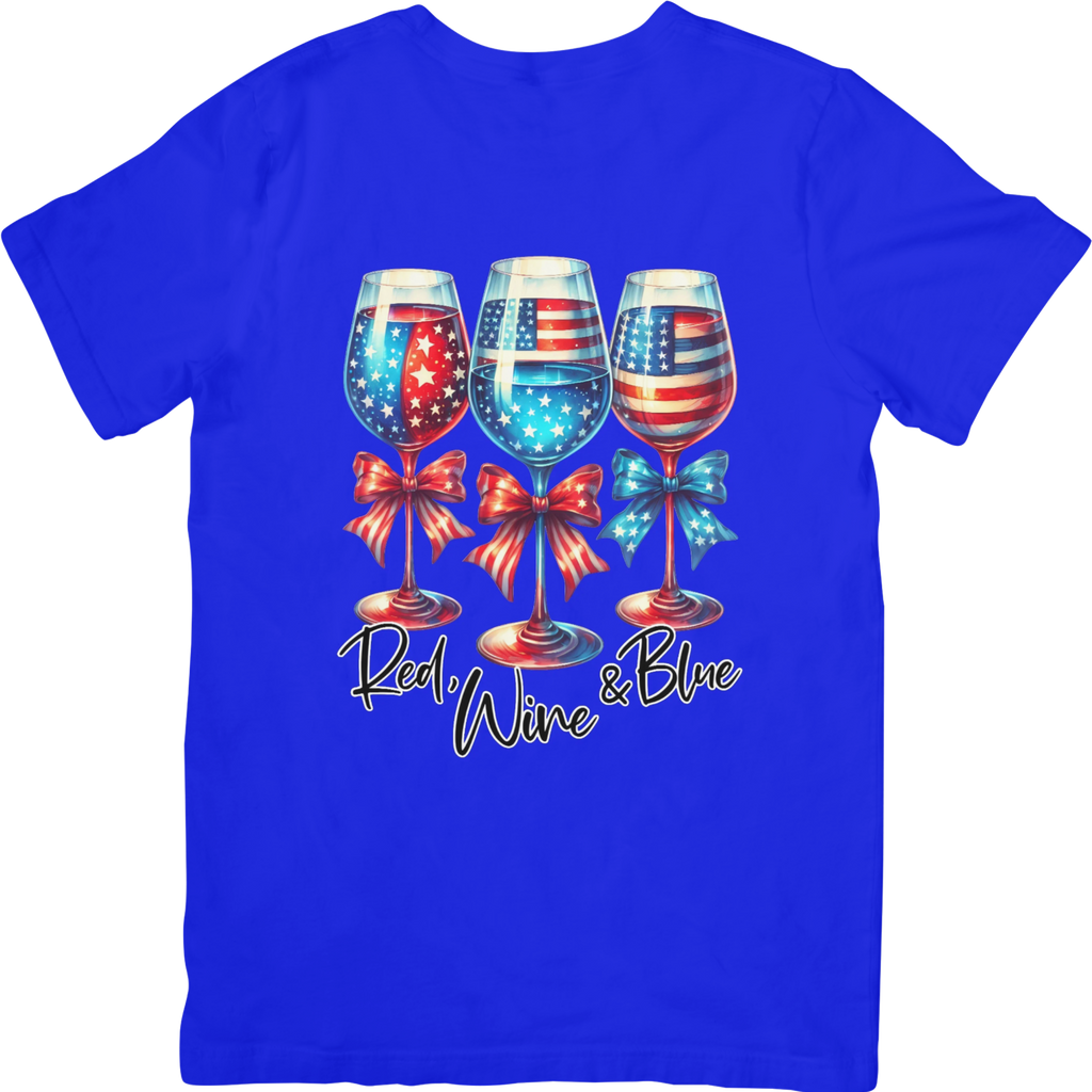 Red, Wine, & Blue Tshirt