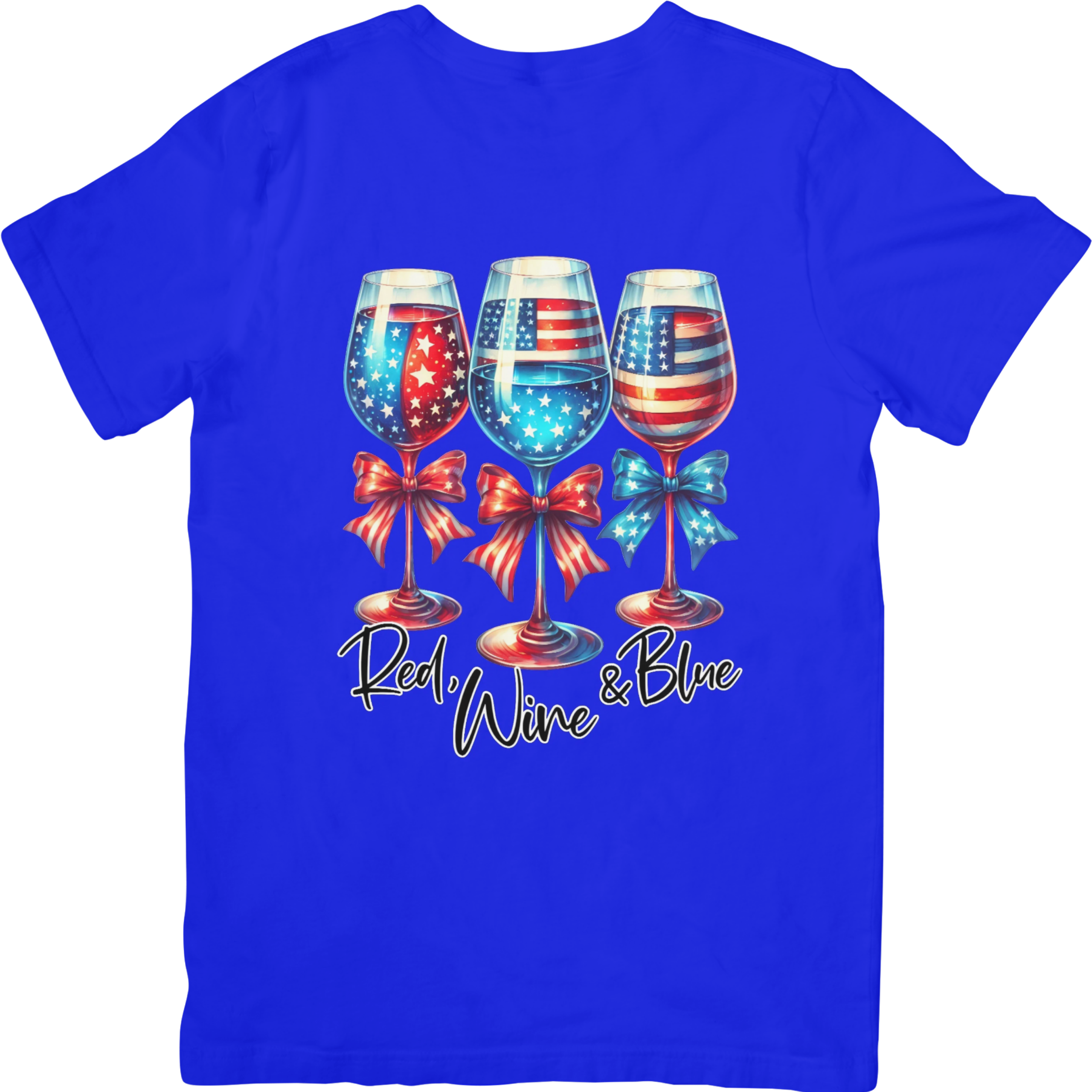 Red, Wine, & Blue Tshirt