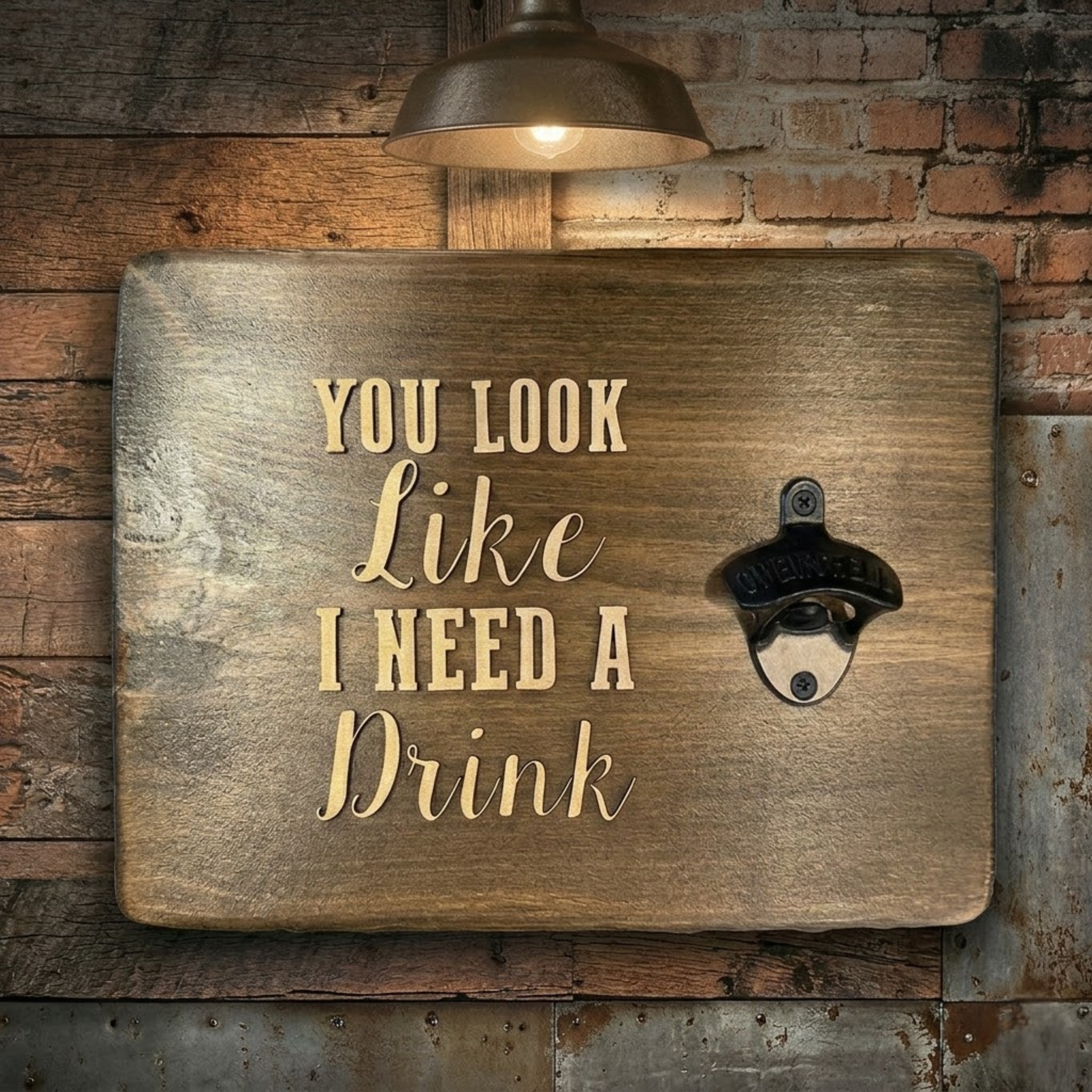 You Look Like I Need a Drink Single Bottle Opener