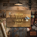 You Look Like I Need a Drink Dual Wall Mount Bottle Opener